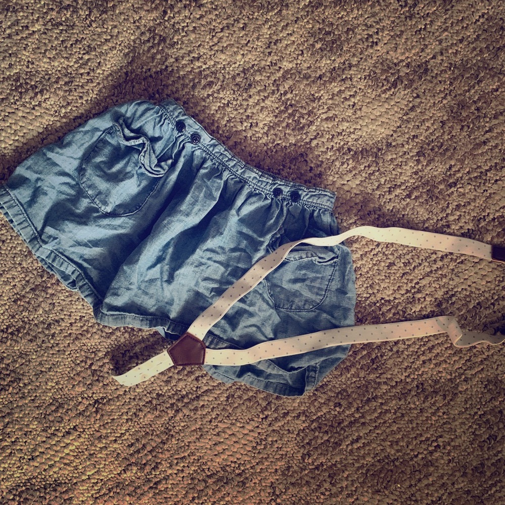 Osh kosh suspenders skirt